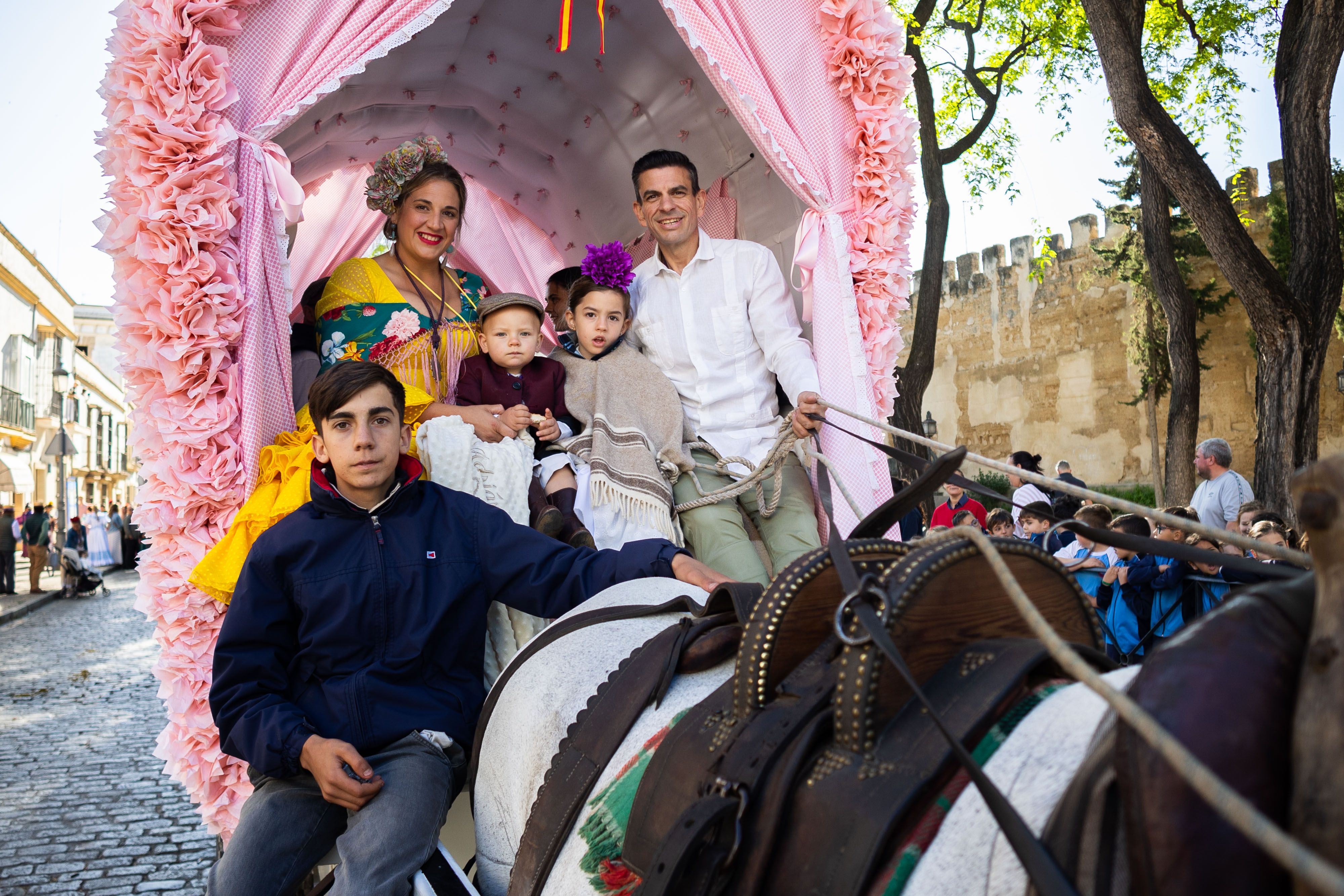 Los romeros de Jerez ya caminan rumbo al Rocío