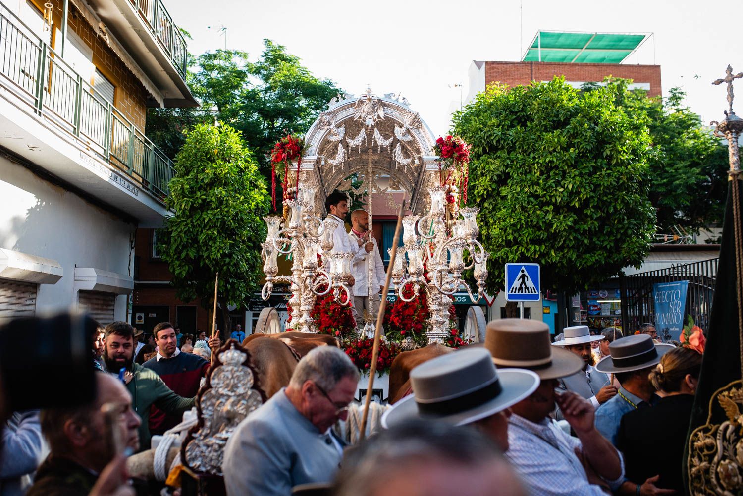 Salida de la Hermandad del Cerro la pasada semana. 