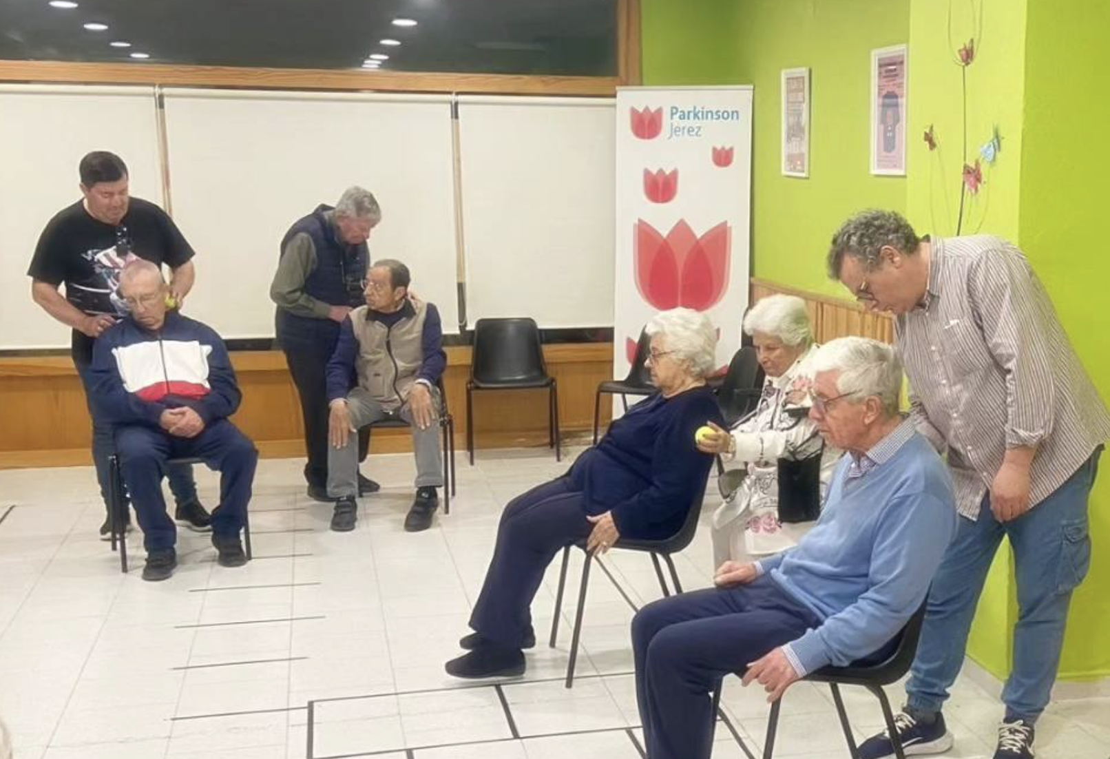 Una de las muchas actividades que desarrolla Parkinson Jerez.