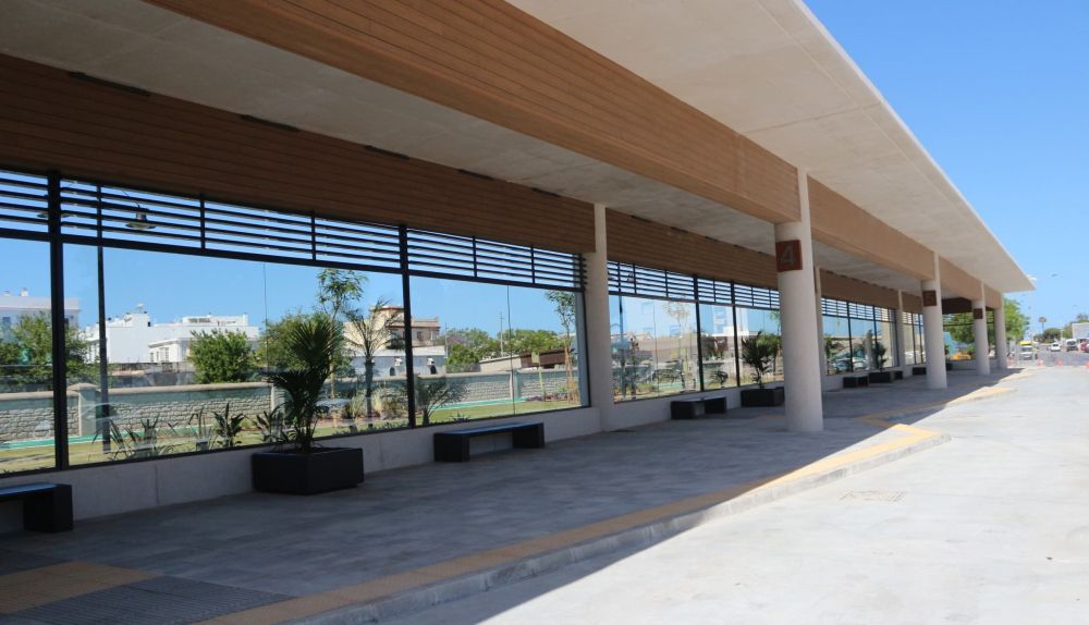 Exterior de la estación.