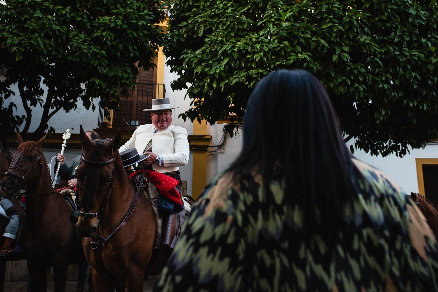 La salida de la Hermandad del Rocío de la Macarena, en imágenes