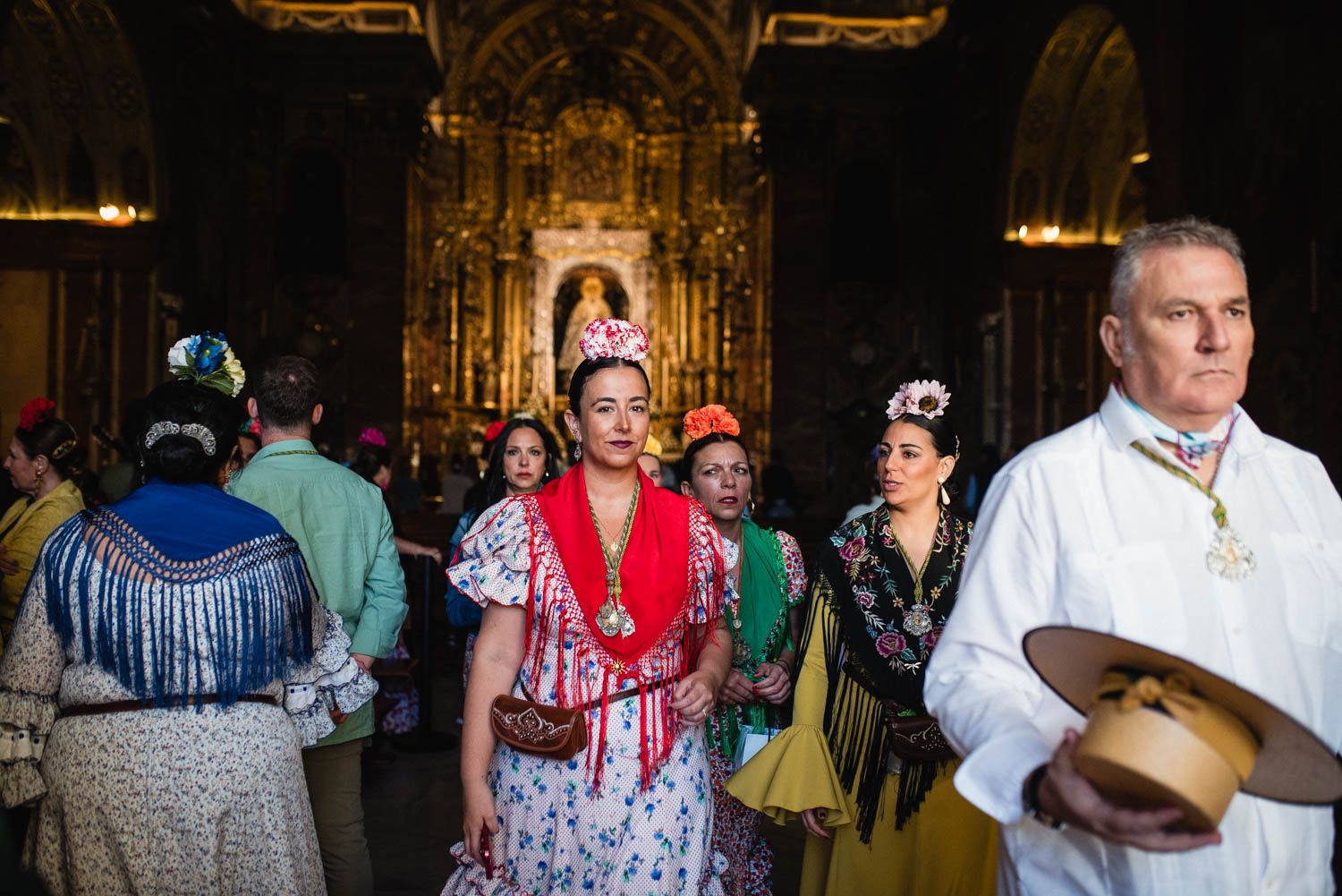 La salida de la Hermandad del Rocío de la Macarena, en imágenes