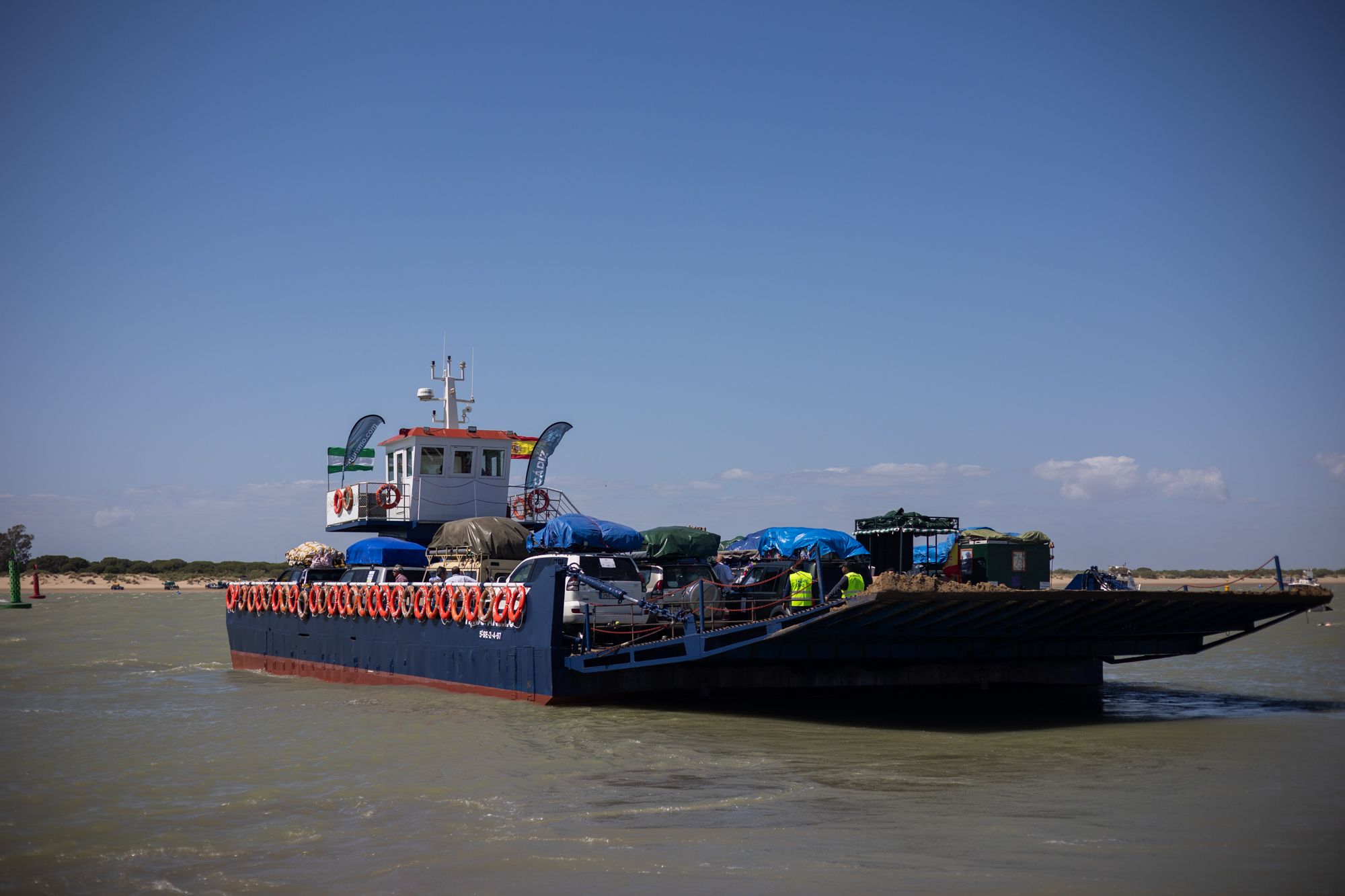La hermandad del Rocío de Jerez llega a Malandar