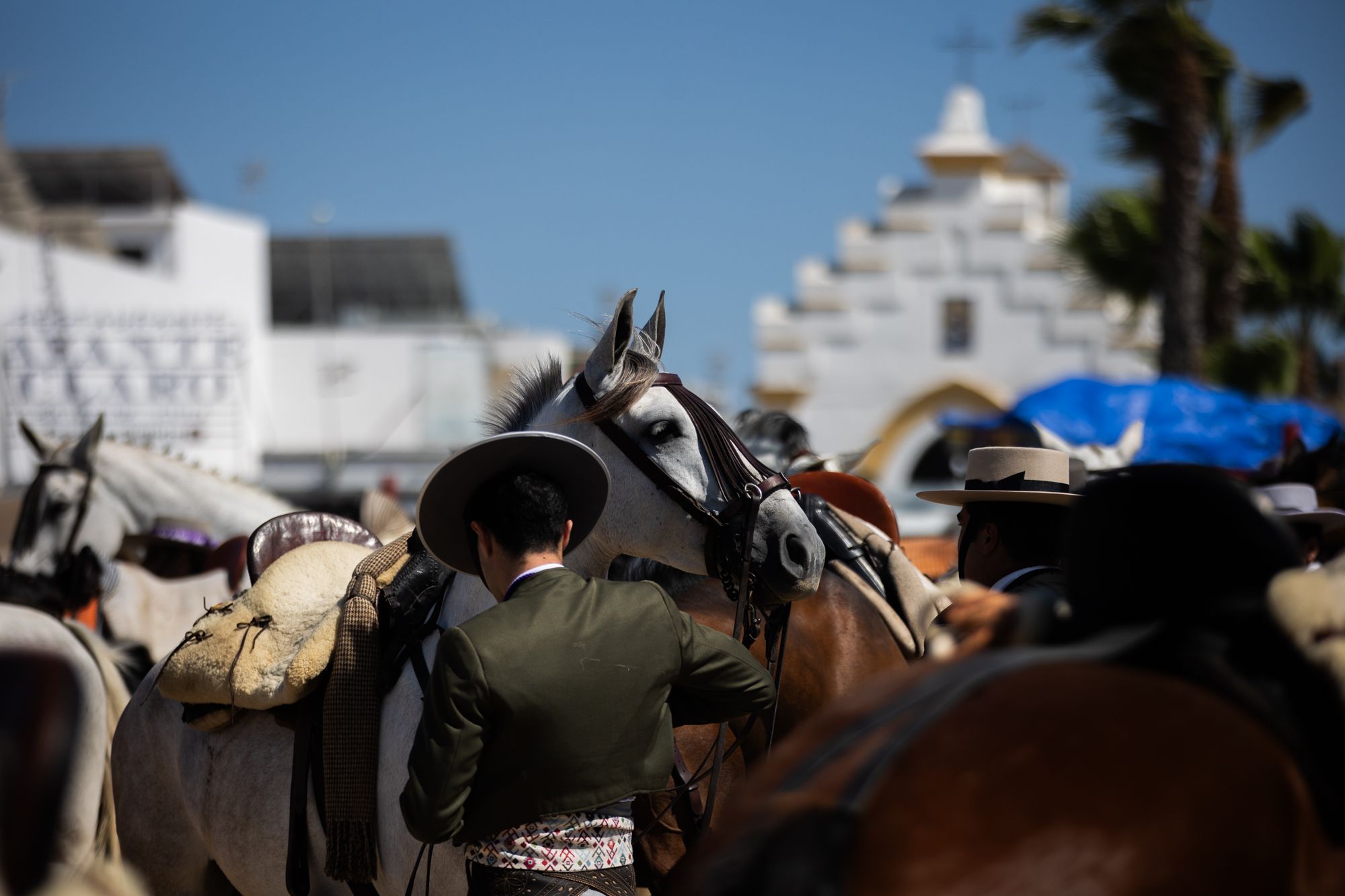 La hermandad del Rocío de Jerez llega a Malandar
