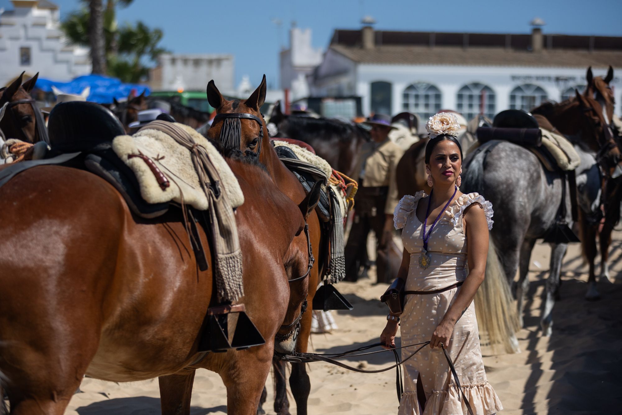 La hermandad del Rocío de Jerez llega a Malandar