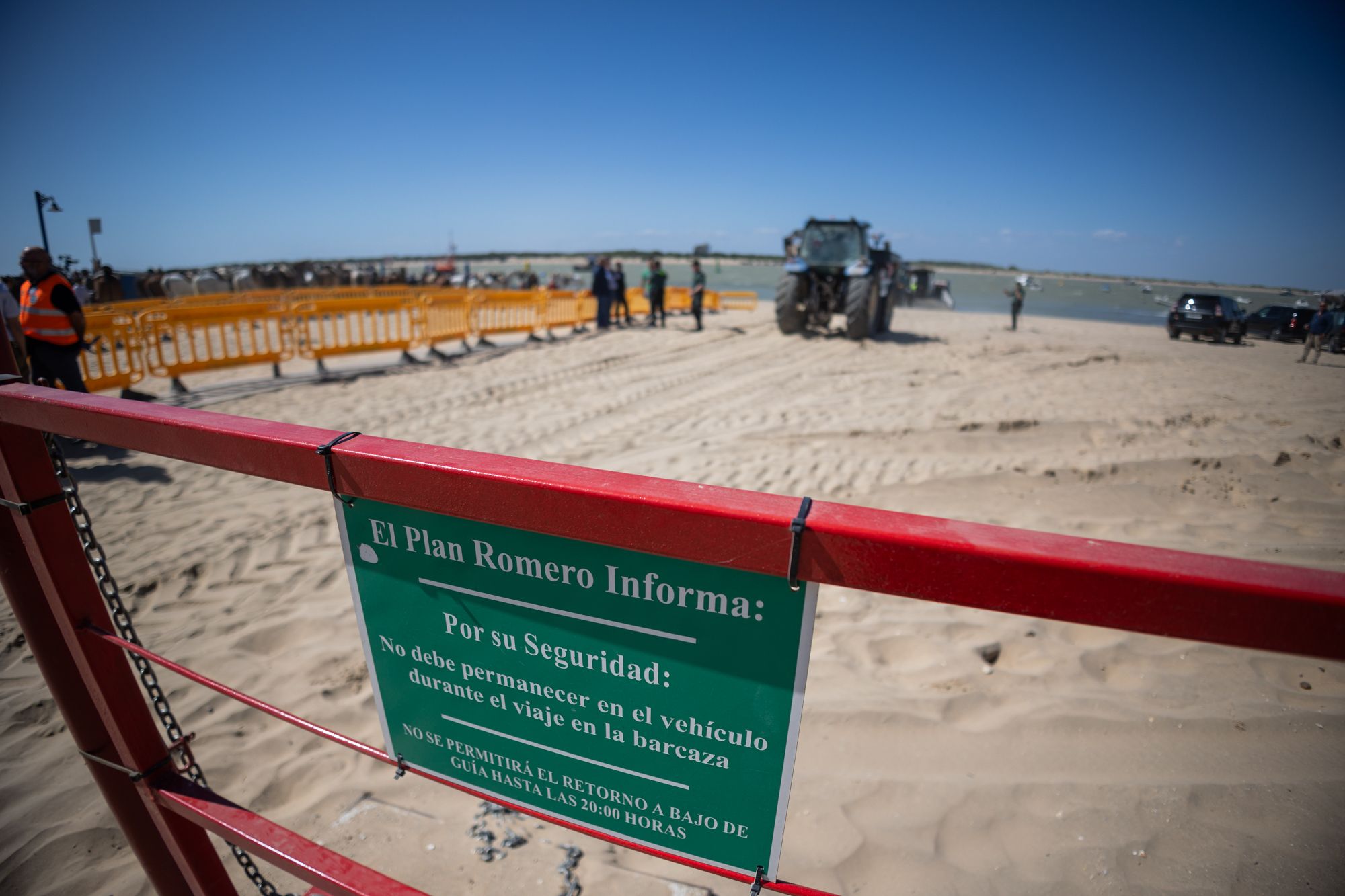La hermandad del Rocío de Jerez llega a Malandar