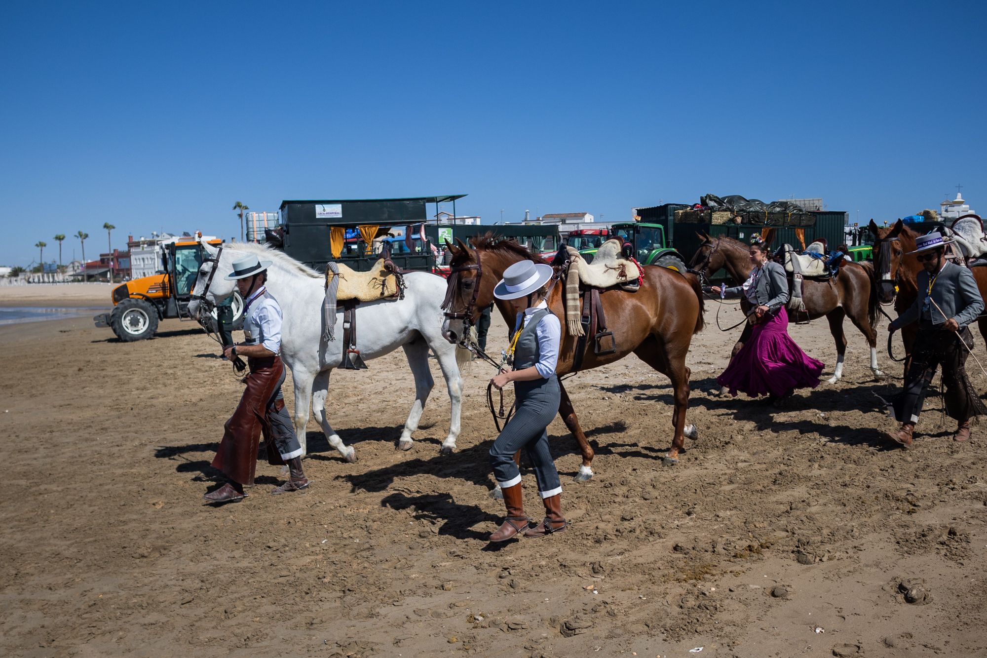 La hermandad del Rocío de Jerez llega a Malandar