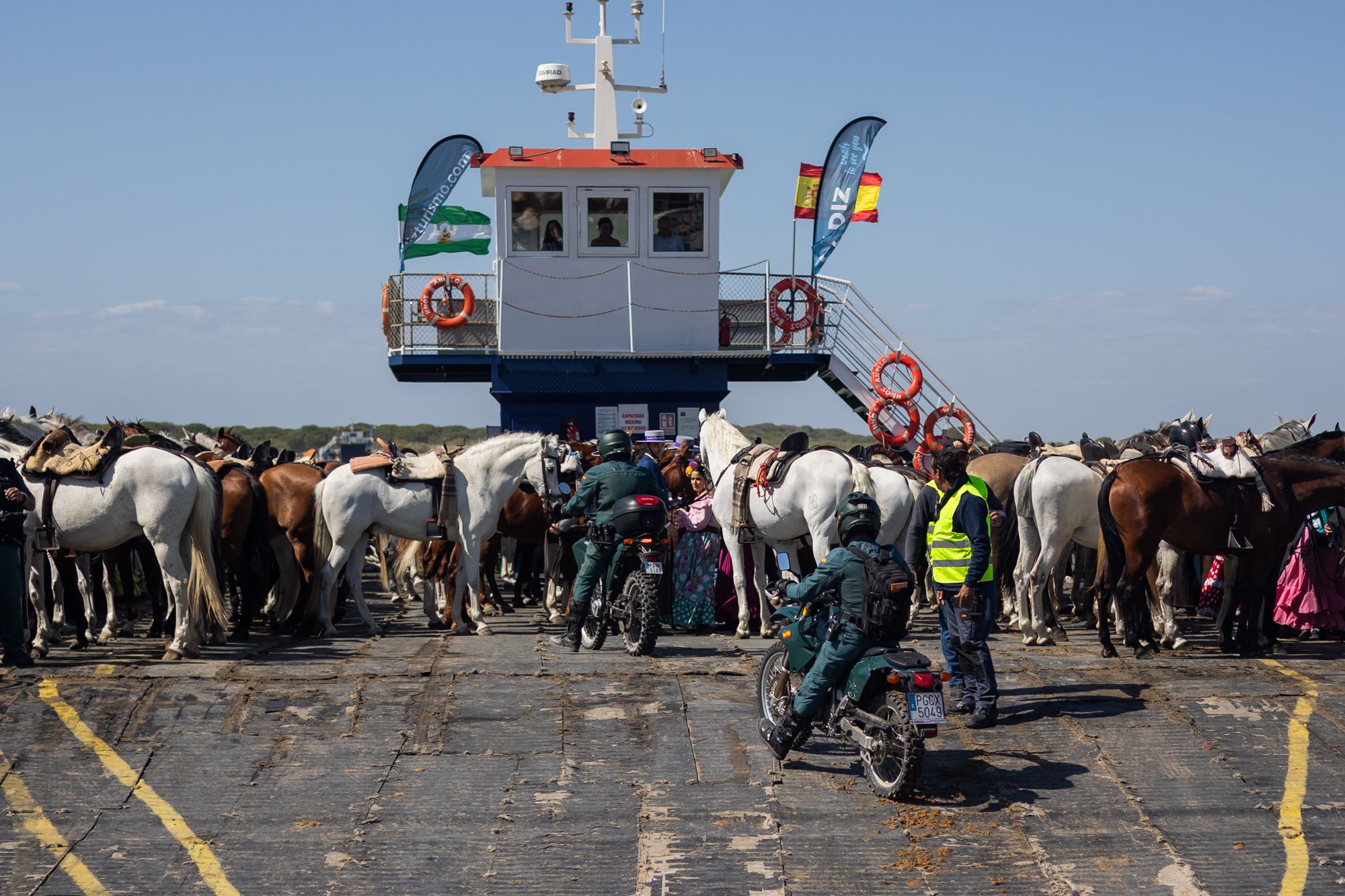 La hermandad del Rocío de Jerez llega a Malandar