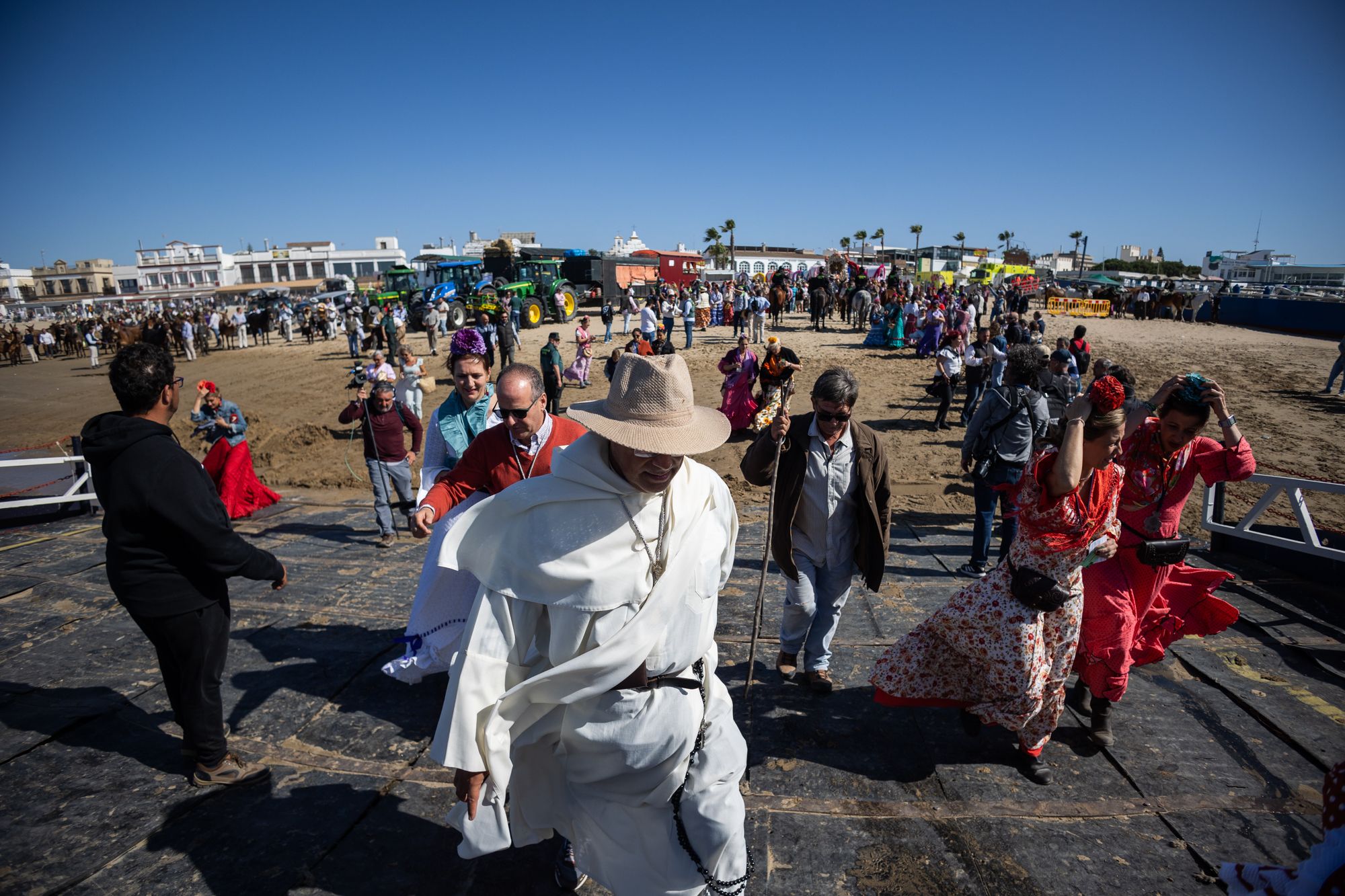 La hermandad del Rocío de Jerez llega a Malandar