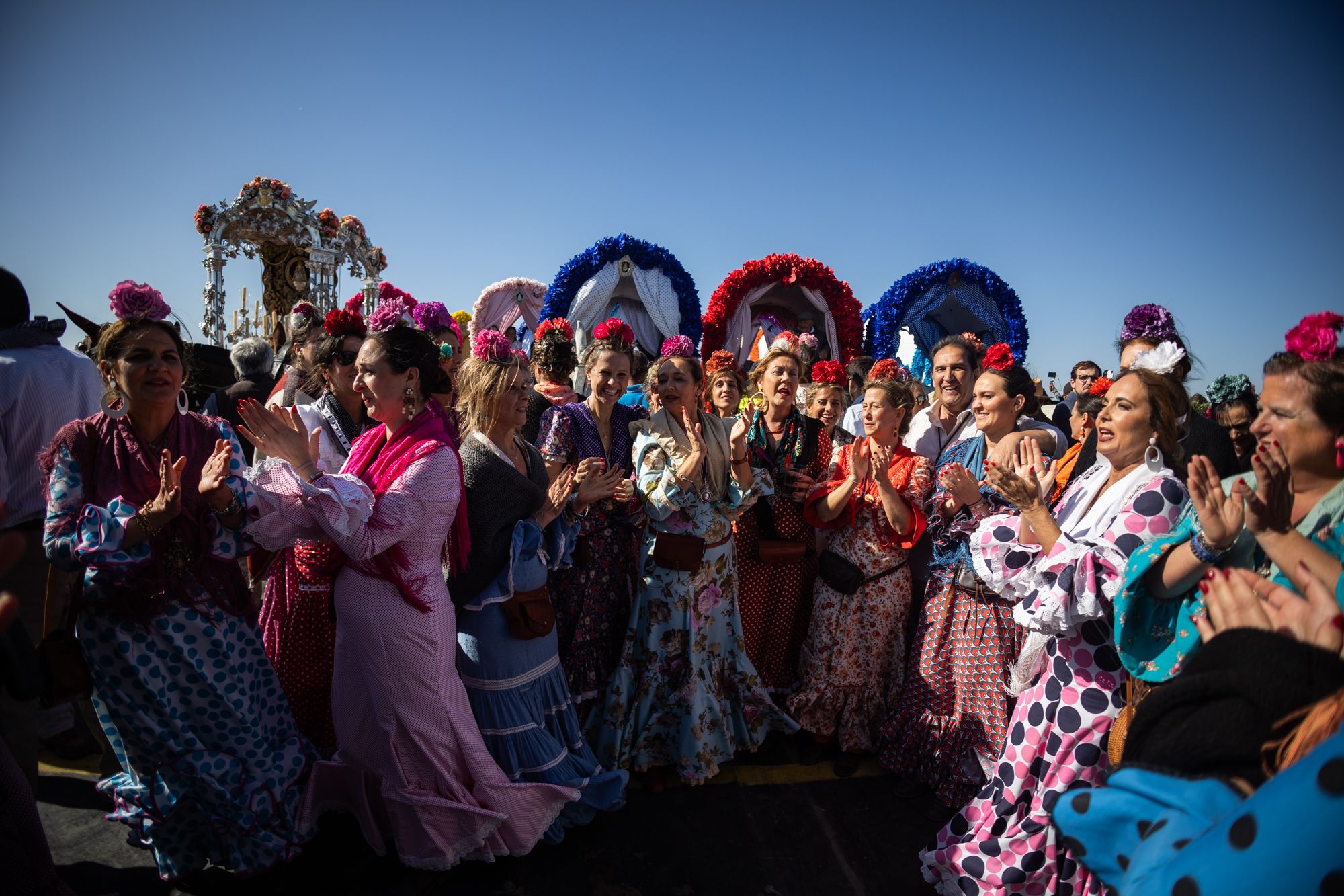 La hermandad del Rocío de Jerez llega a Malandar
