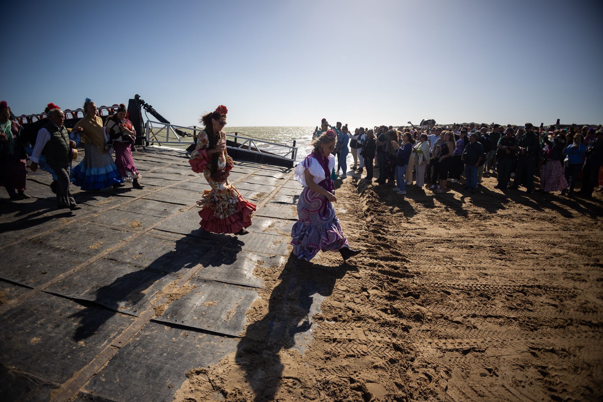 La hermandad del Rocío de Jerez llega a Malandar