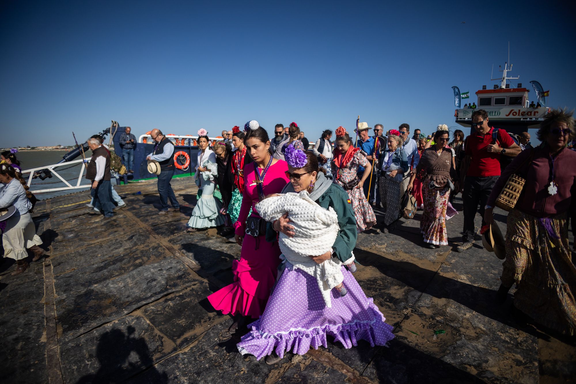 La hermandad del Rocío de Jerez llega a Malandar