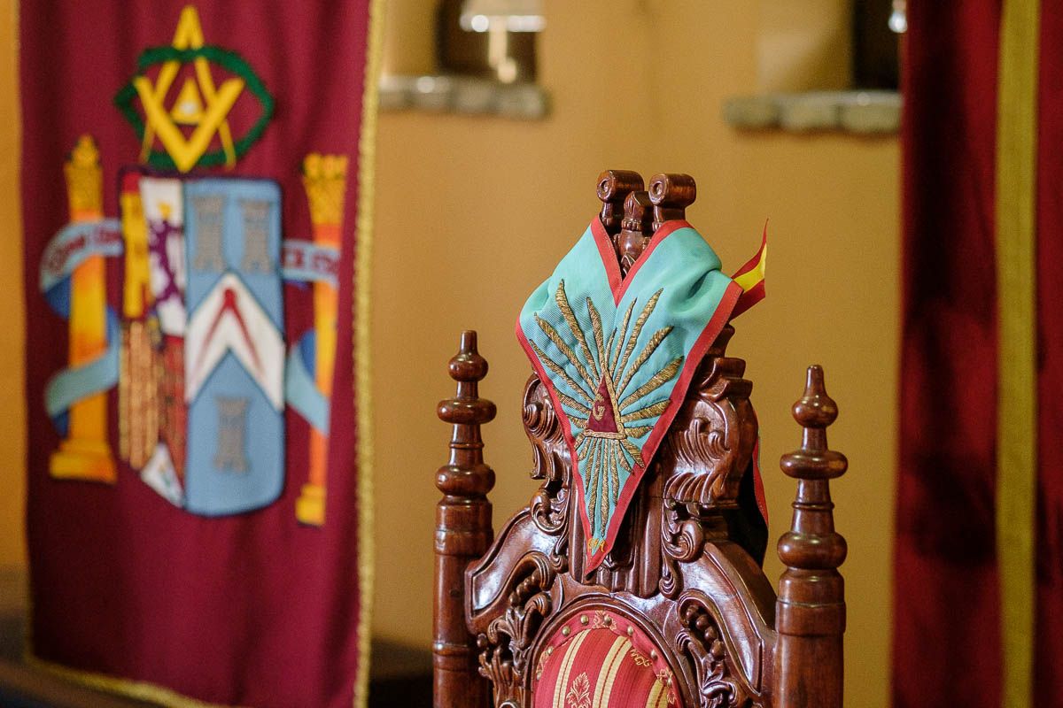 Detalles del templo montado. FOTO: MANU GARCÍA