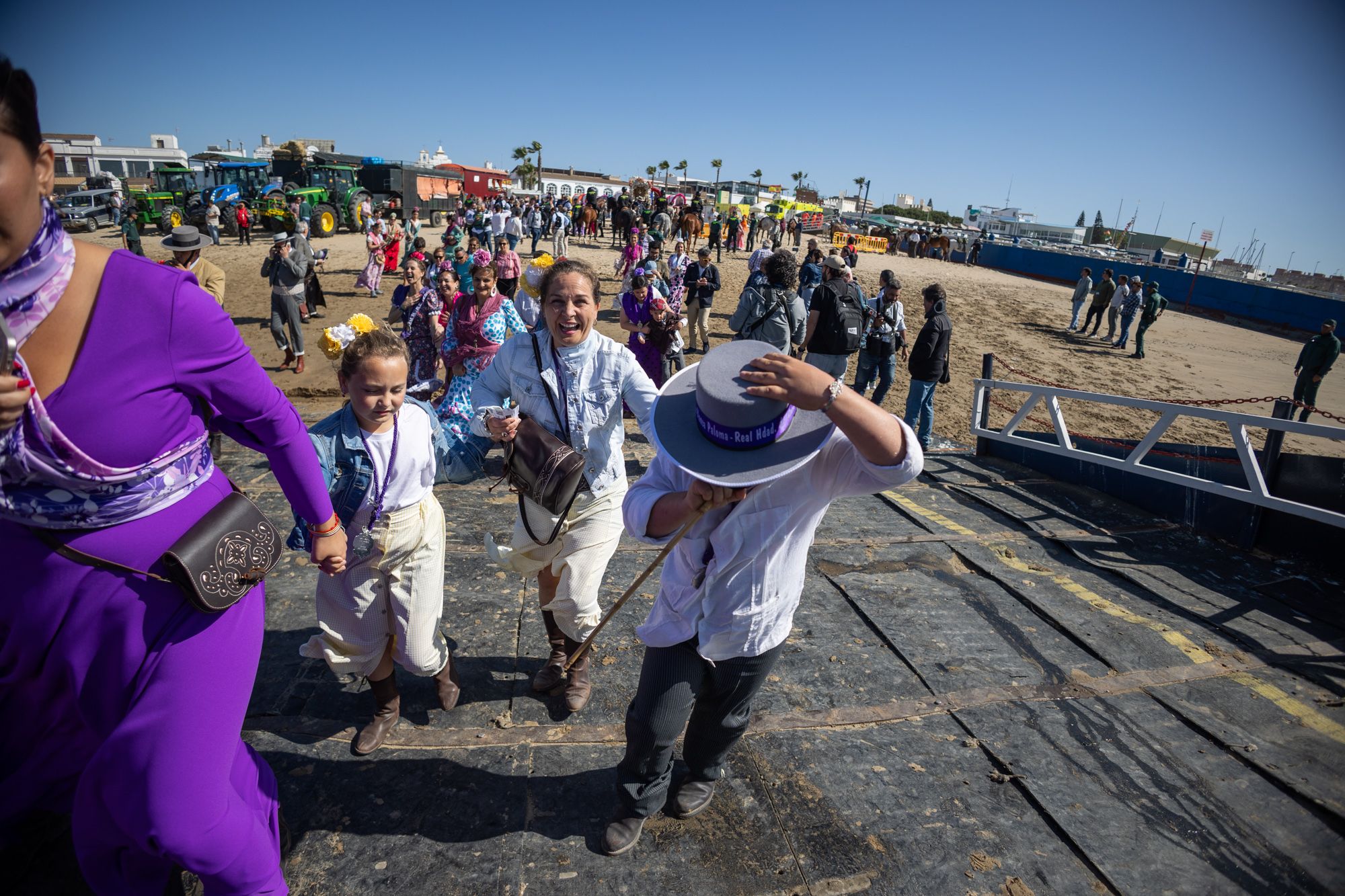 La hermandad del Rocío de Jerez llega a Malandar
