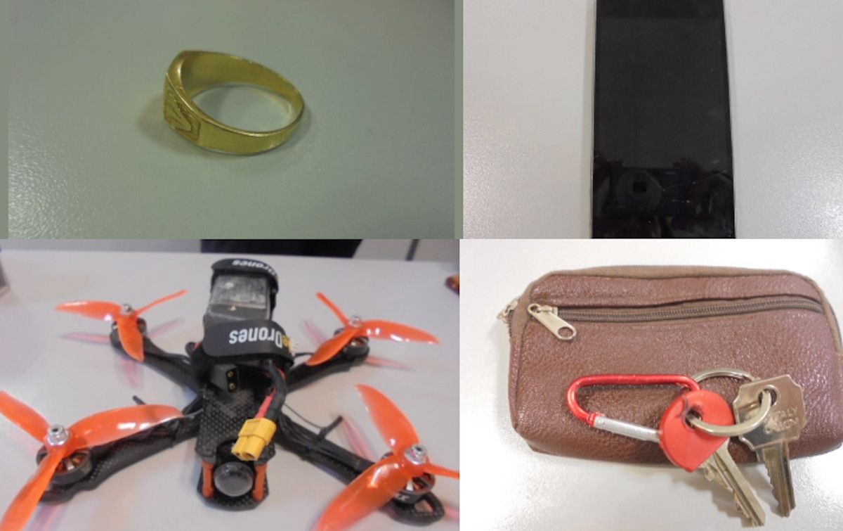 Objetos perdidos que se encuentran en la Jefatura de la Policía Local de San Fernando. Objetos perdidos que se encuentran en la Jefatura de la Policía Local de San Fernando.
