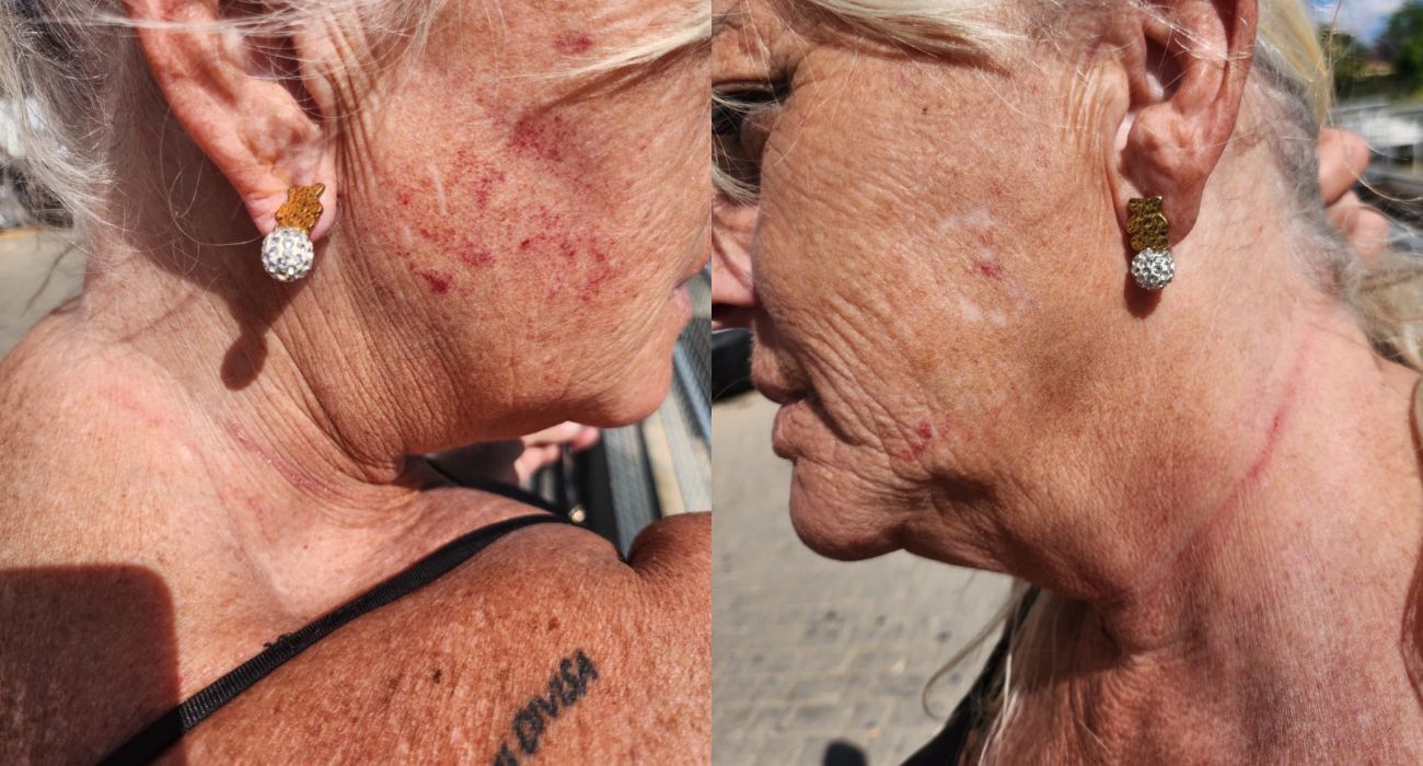 La agresión denunciada por una 'youtuber'.