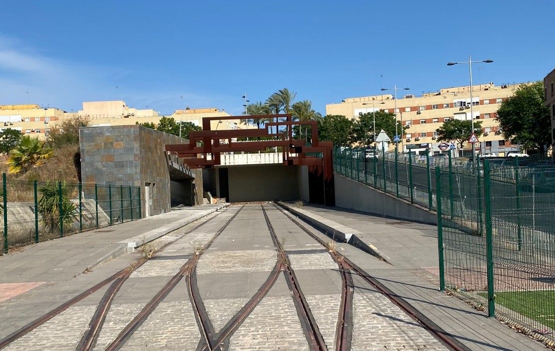 Instalaciones del tranvía de Alcalá.
