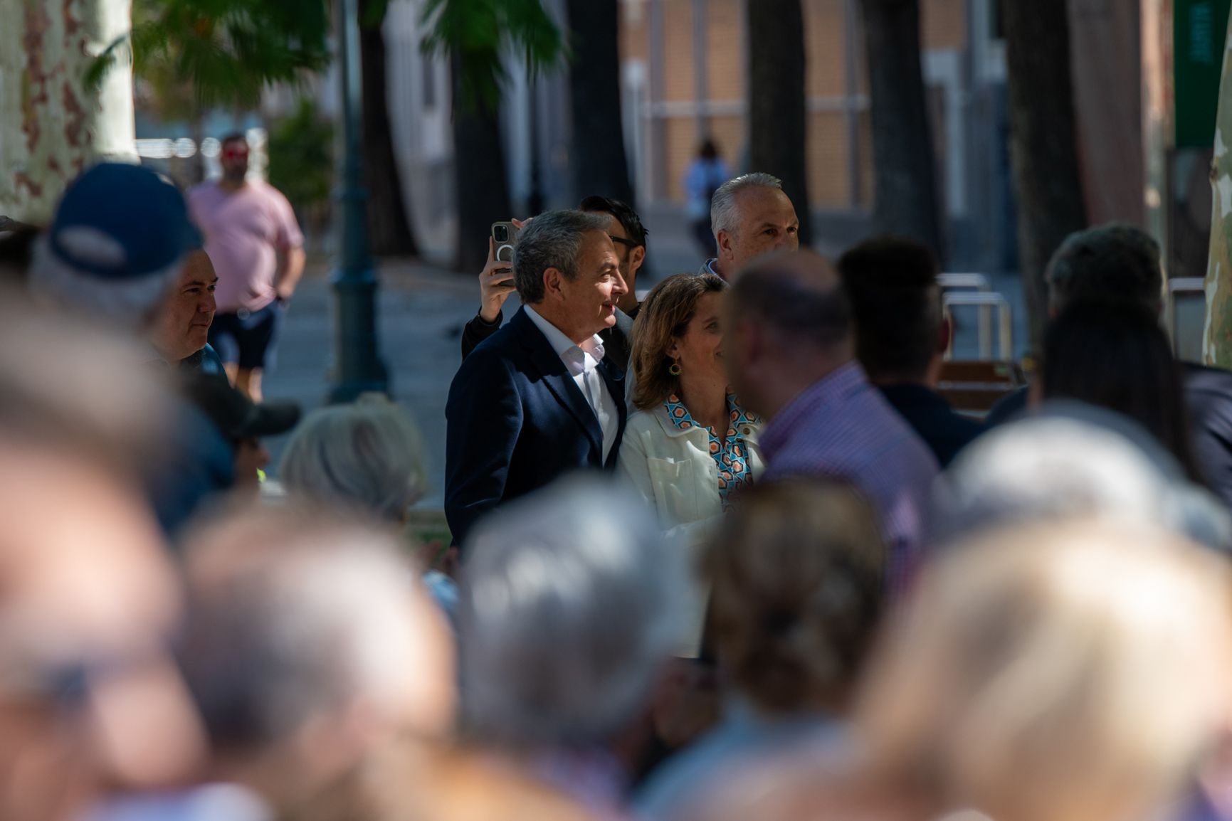 Así ha sido el acto de campaña de Zapatero y Ribera para las europeas en Cádiz.