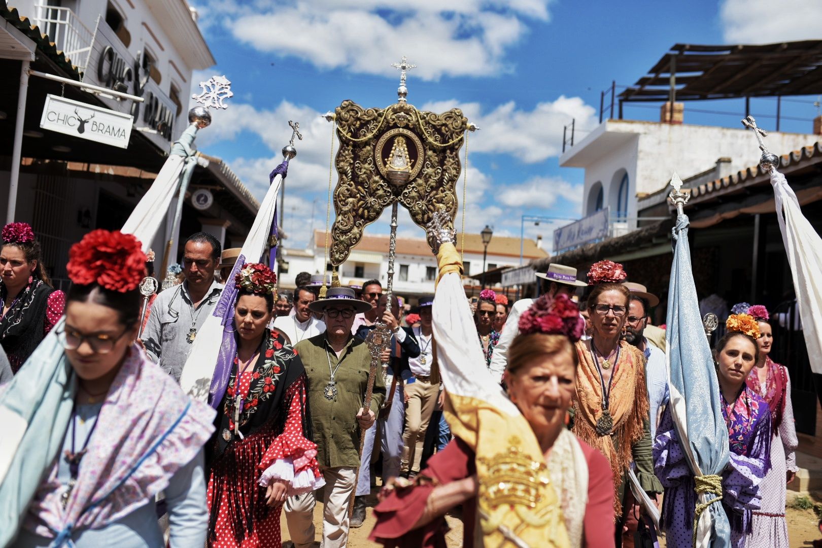 Domingo de Romería de la Hermandad de Jerez en El Rocío.