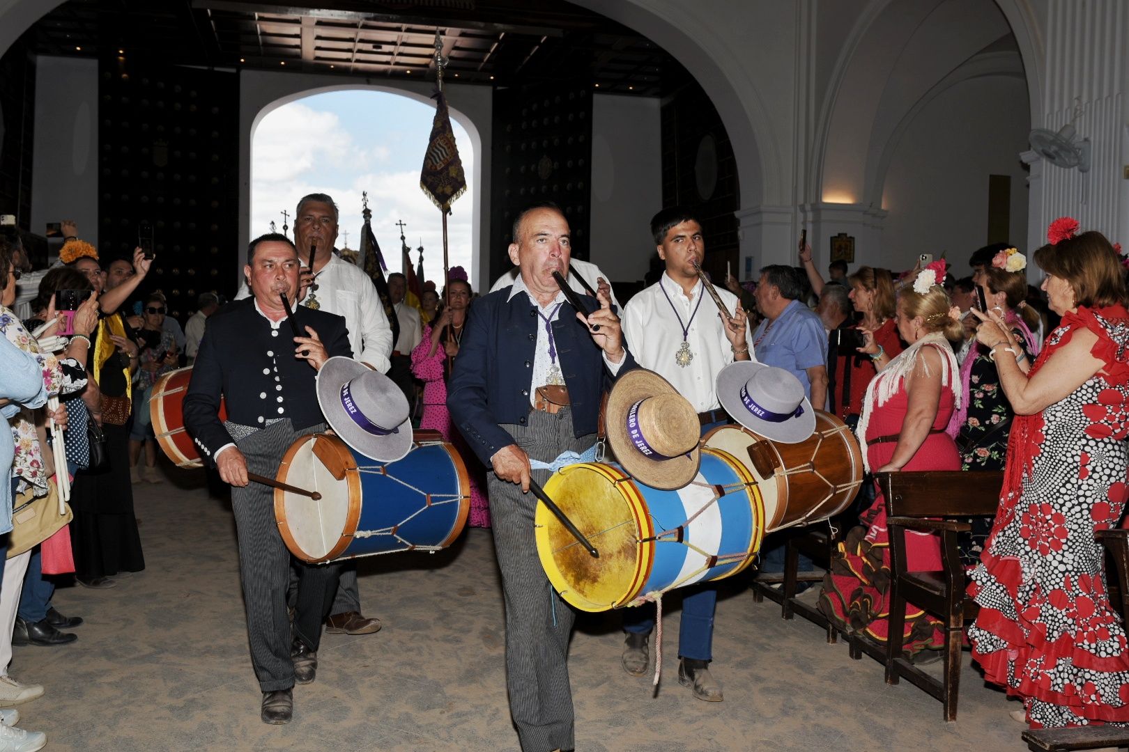 Domingo de Romería de la Hermandad de Jerez en El Rocío.
