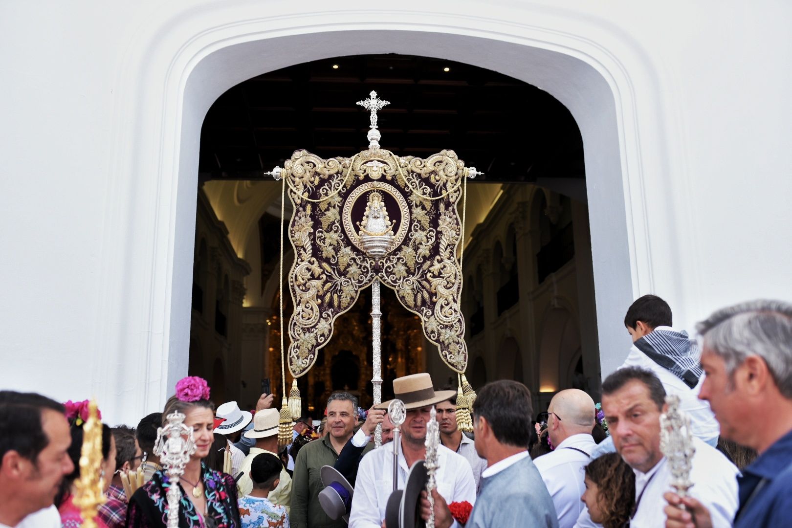 Domingo de Romería de la Hermandad de Jerez en El Rocío.