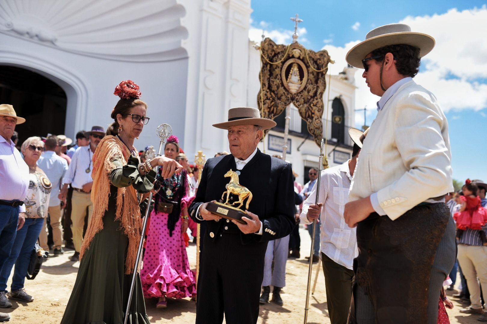 Domingo de Romería de la Hermandad de Jerez en El Rocío.