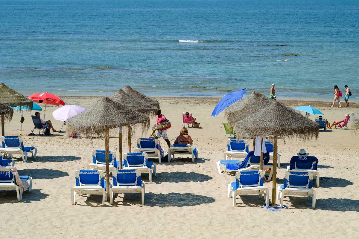 Una playa gaditana, hace unos meses.