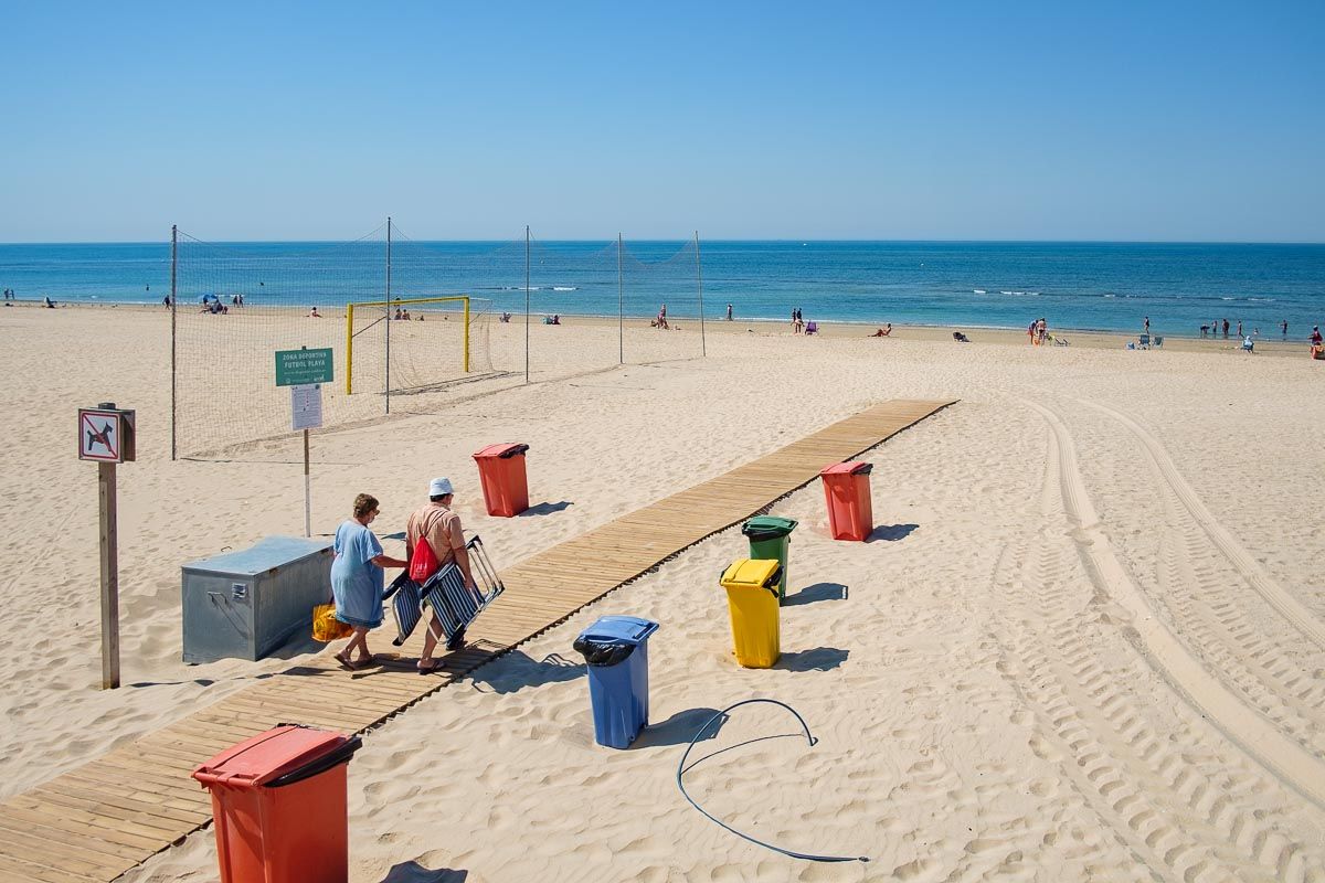 Una playa gaditana, este pasado verano. Autor: Manu García
