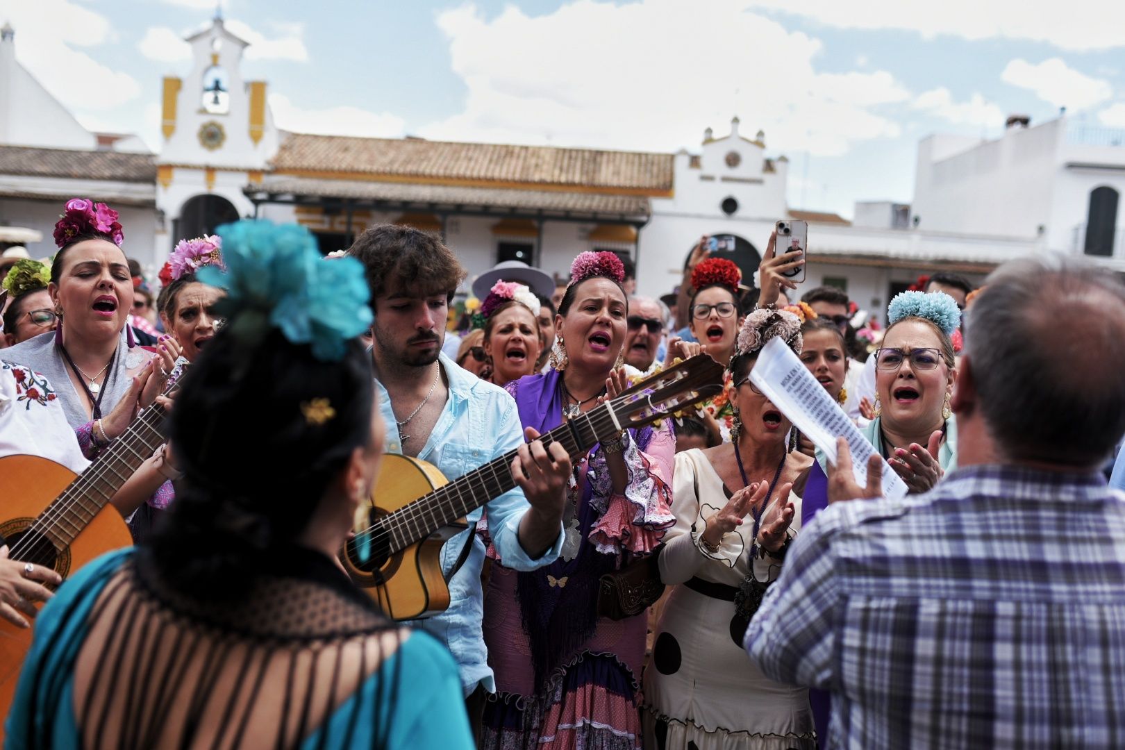 Domingo de Romería de la Hermandad de Jerez en El Rocío.