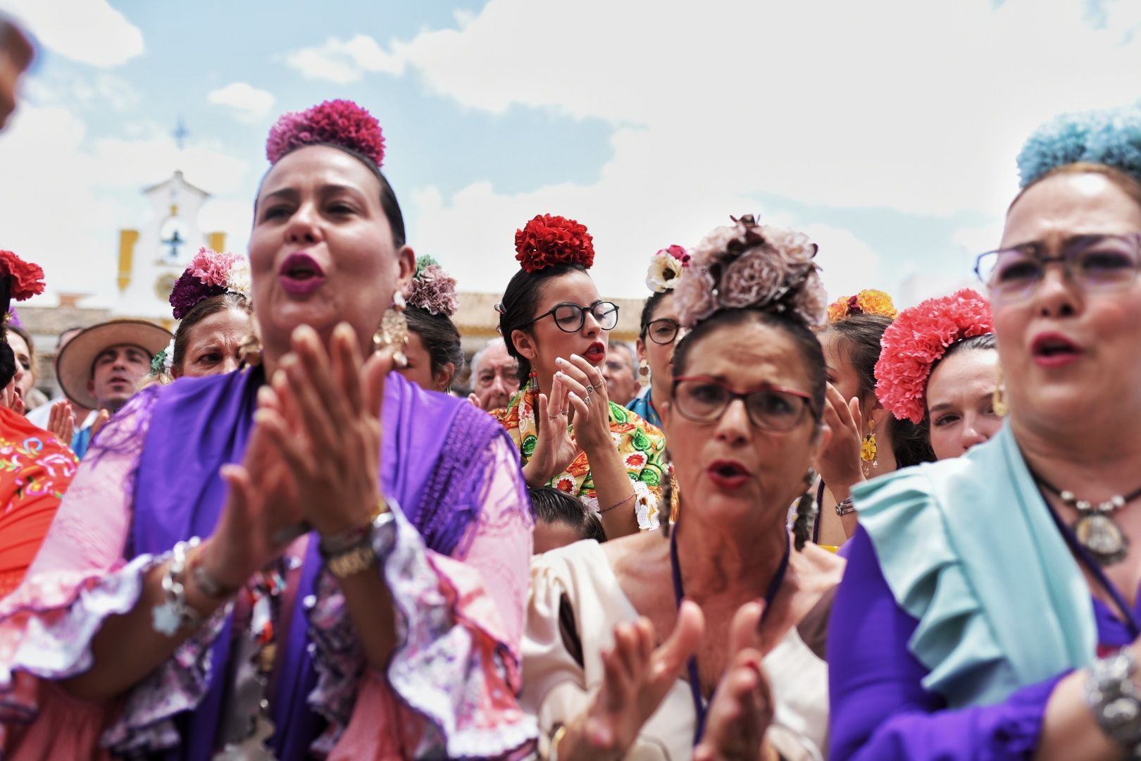 Domingo de Romería de la Hermandad de Jerez en El Rocío.