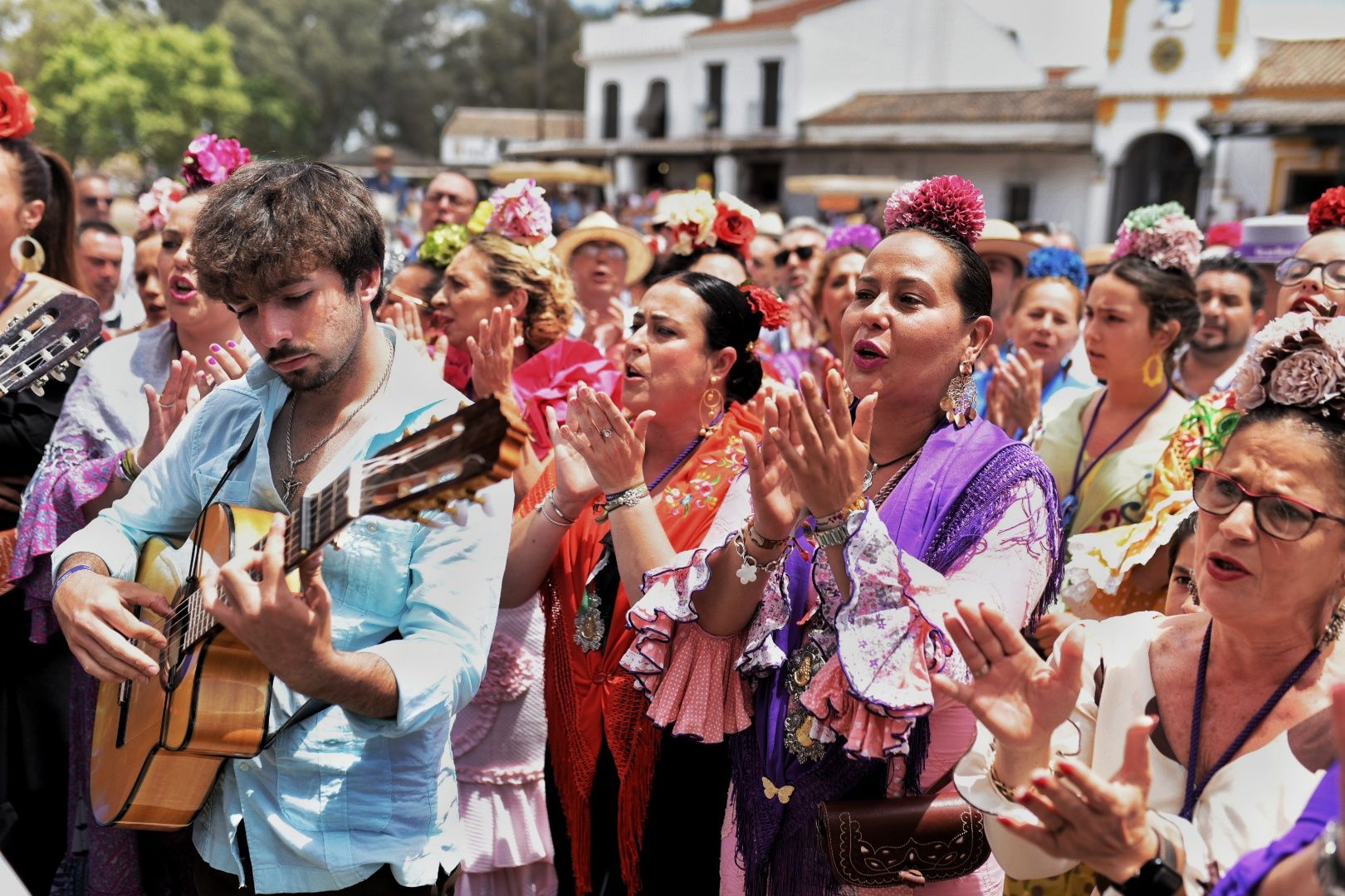 Domingo de Romería de la Hermandad de Jerez en El Rocío.
