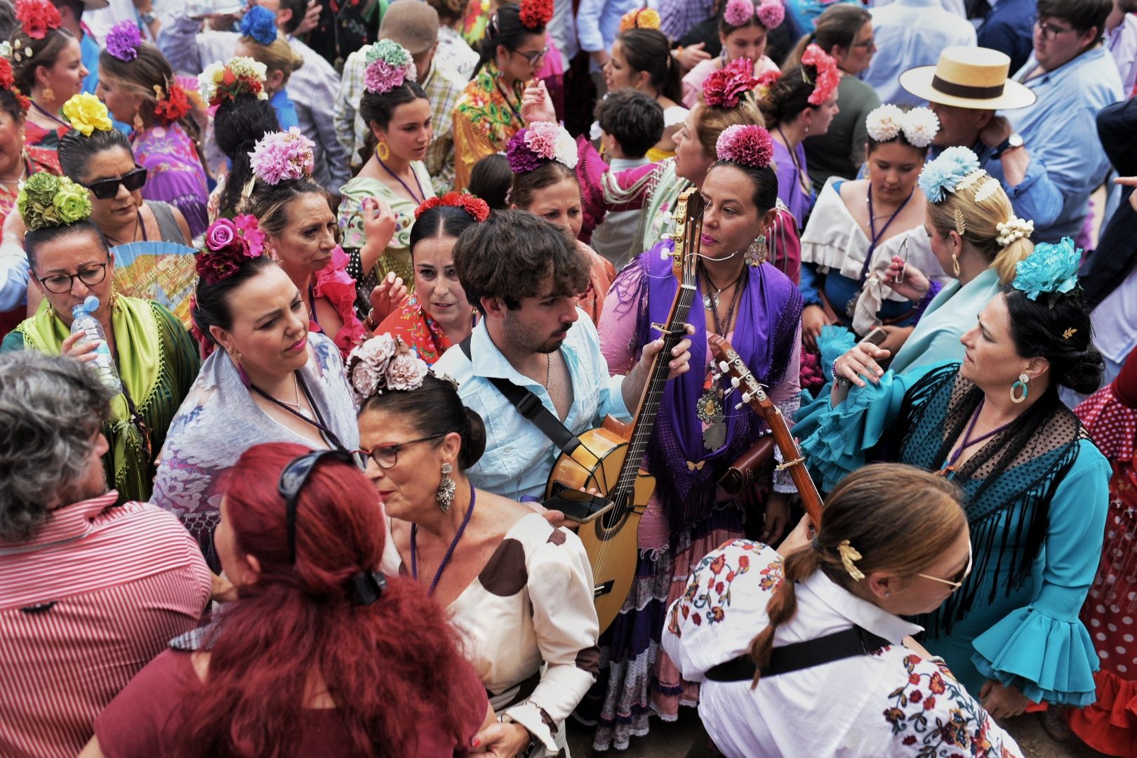 Domingo de Romería de la Hermandad de Jerez en El Rocío.