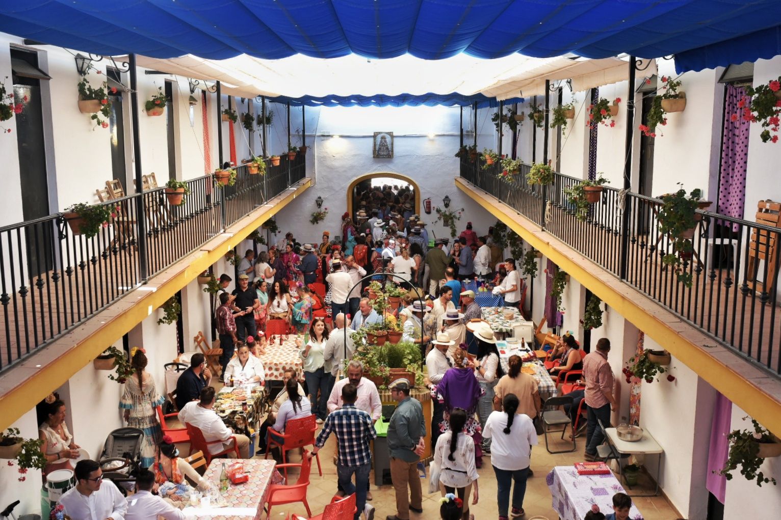 La casa de la Hermandad de Jerez en El Rocío.