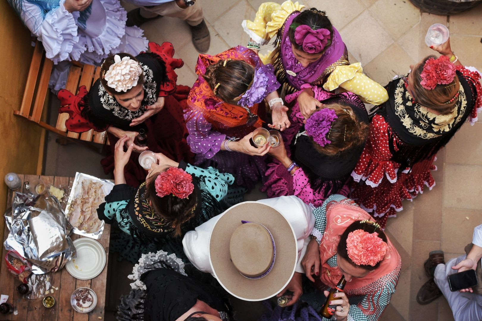 Domingo de Romería de la Hermandad de Jerez en El Rocío.