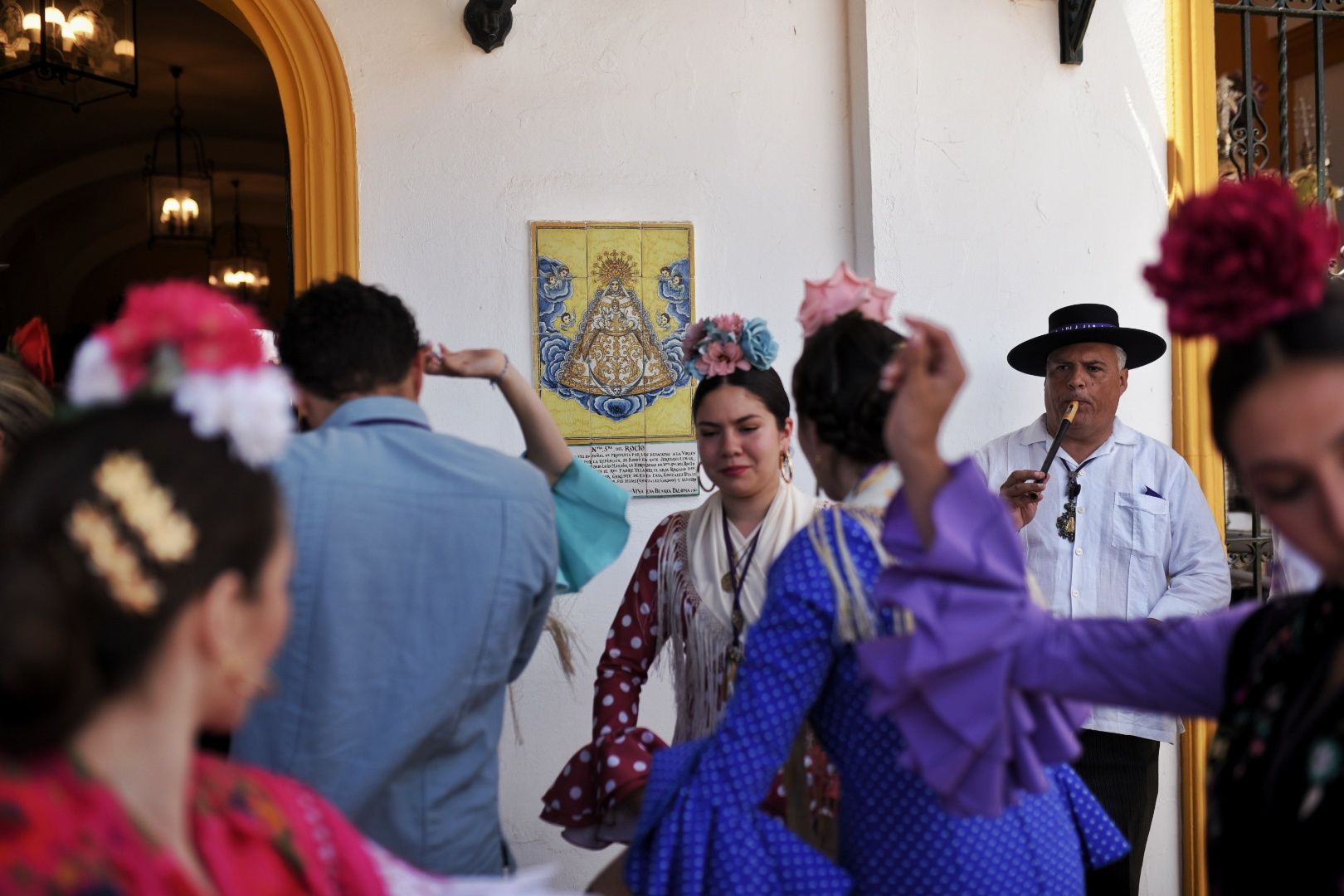Domingo de Romería de la Hermandad de Jerez en El Rocío.