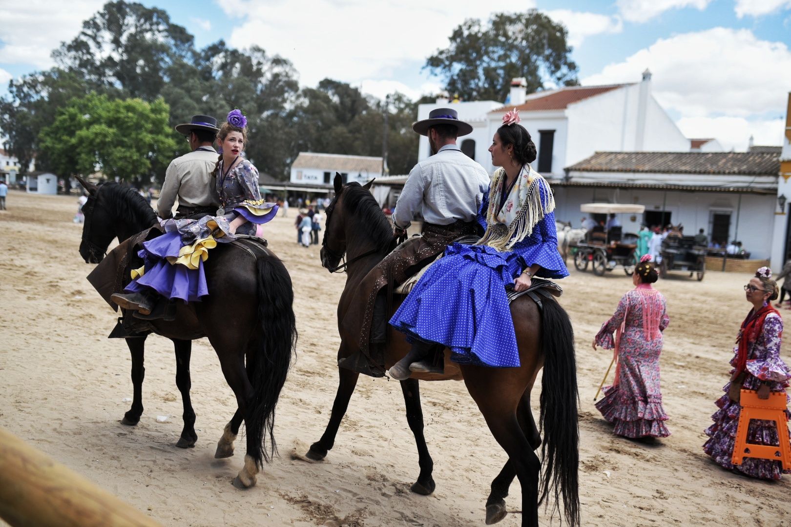 Domingo de Romería de la Hermandad de Jerez en El Rocío.