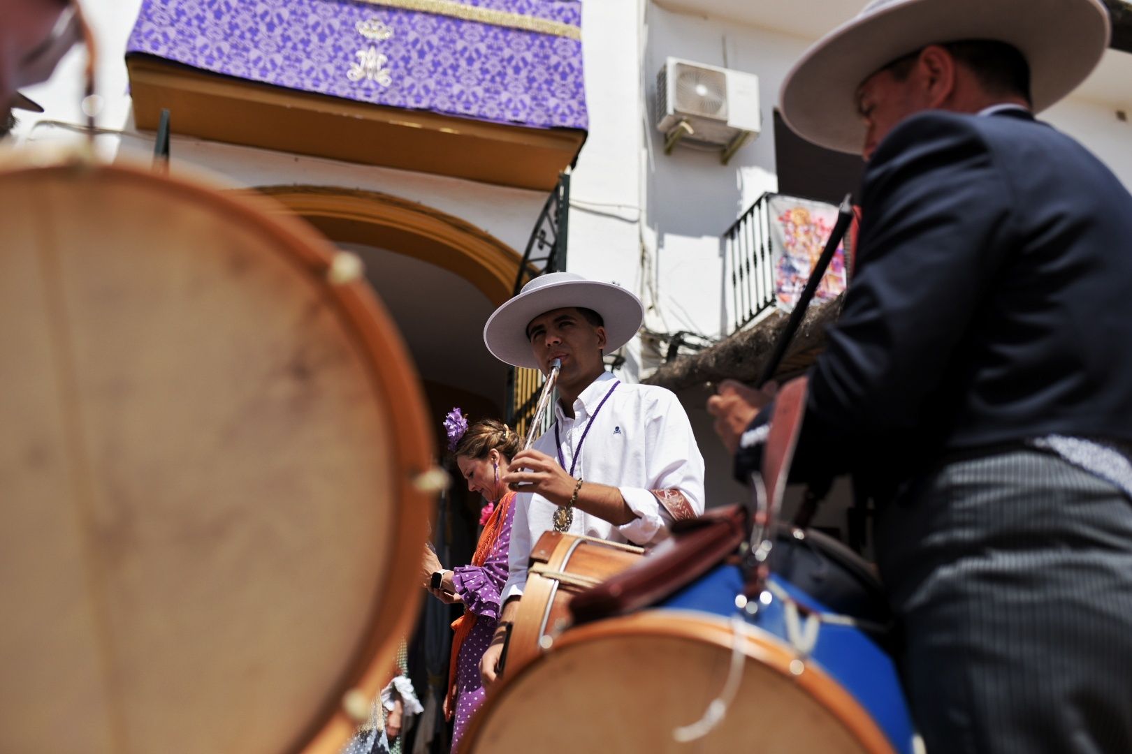 Domingo de Romería de la Hermandad de Jerez en El Rocío.
