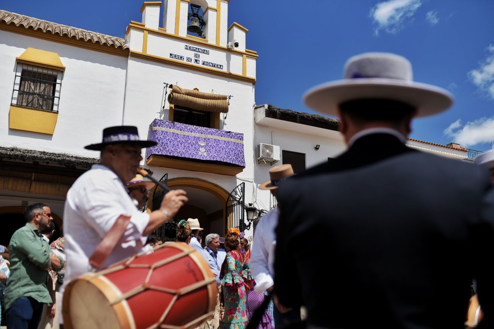Domingo de Romería de la Hermandad de Jerez en El Rocío.