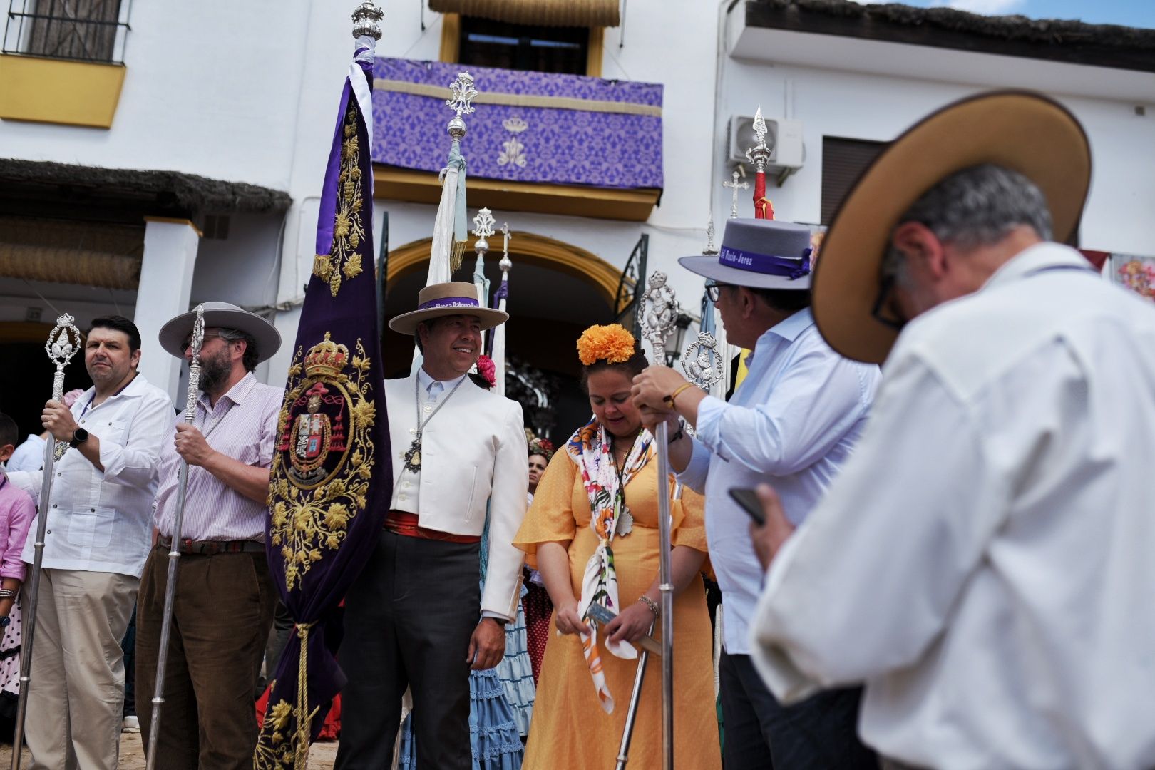 Domingo de Romería de la Hermandad de Jerez en El Rocío.