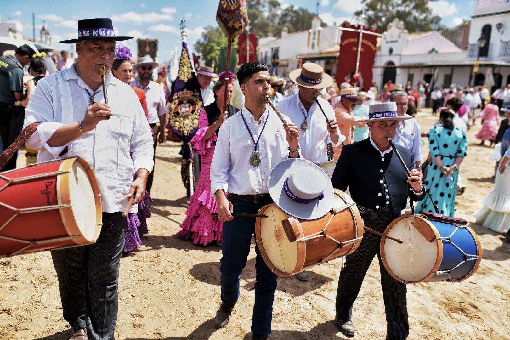 Domingo de Romería de la Hermandad de Jerez en El Rocío.