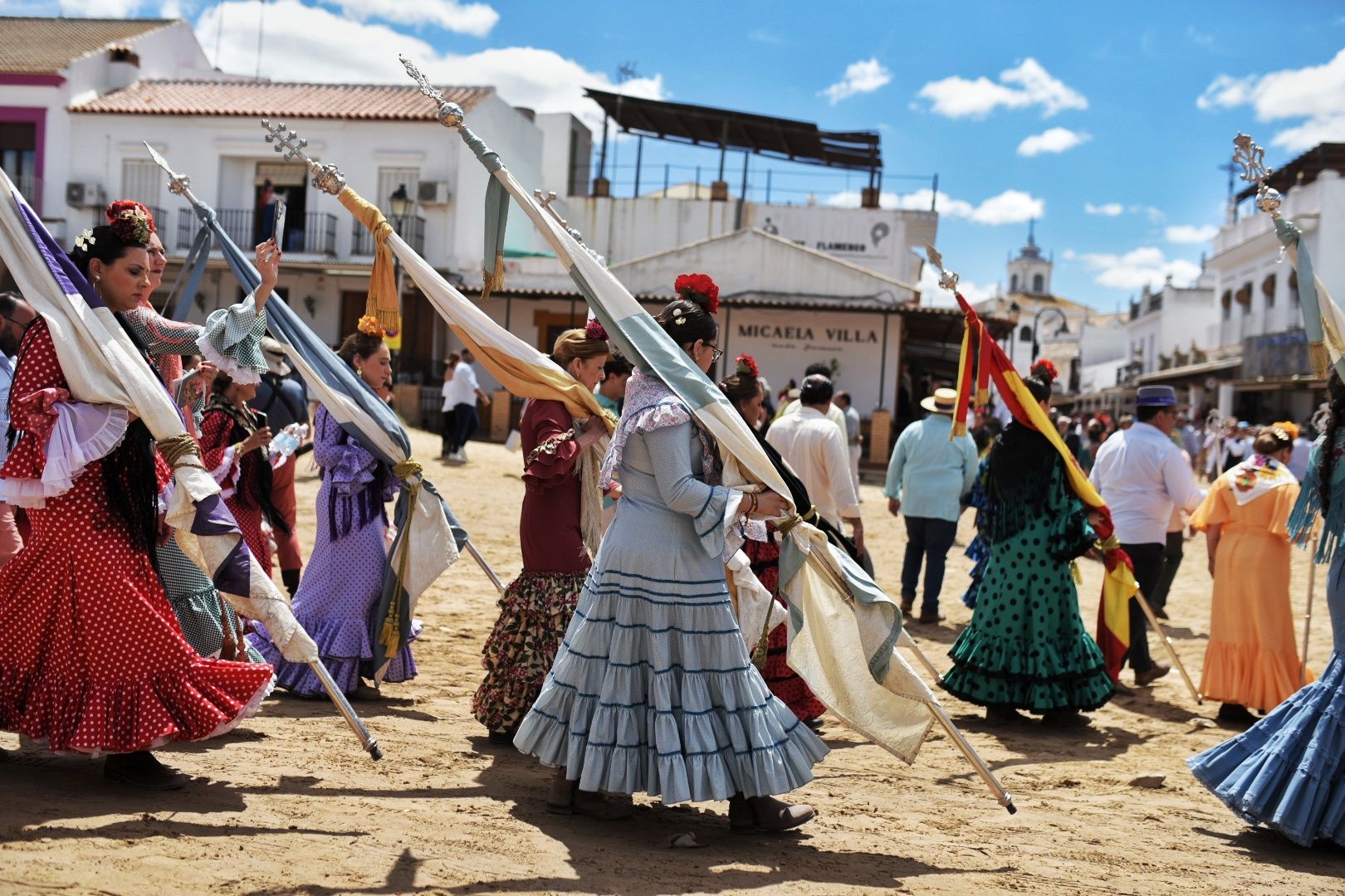 Domingo de Romería de la Hermandad de Jerez en El Rocío.