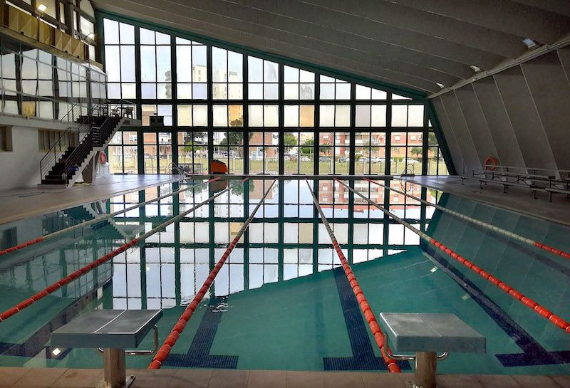 La piscina cubierta José Laguillo, en una imagen reciente.