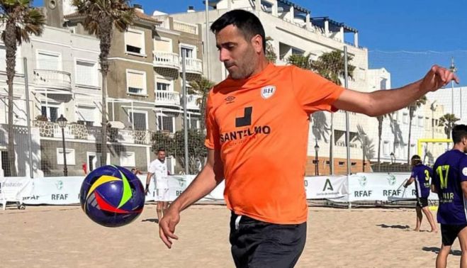 El delantero jerezano, durante un partido.