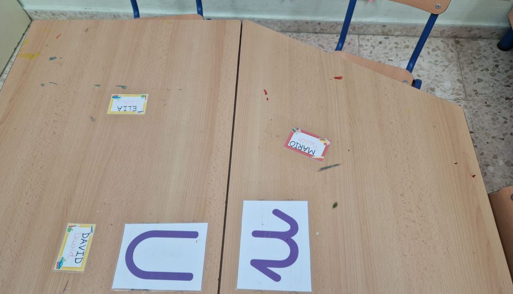 Estado de las aulas en la escuela infantil.