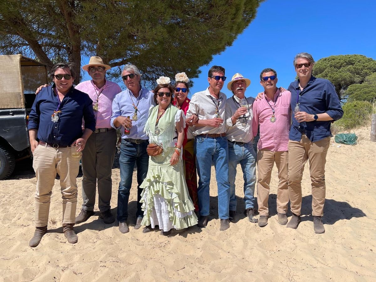Familia Ruiz-Berdejo, familia García y familia Mateos.