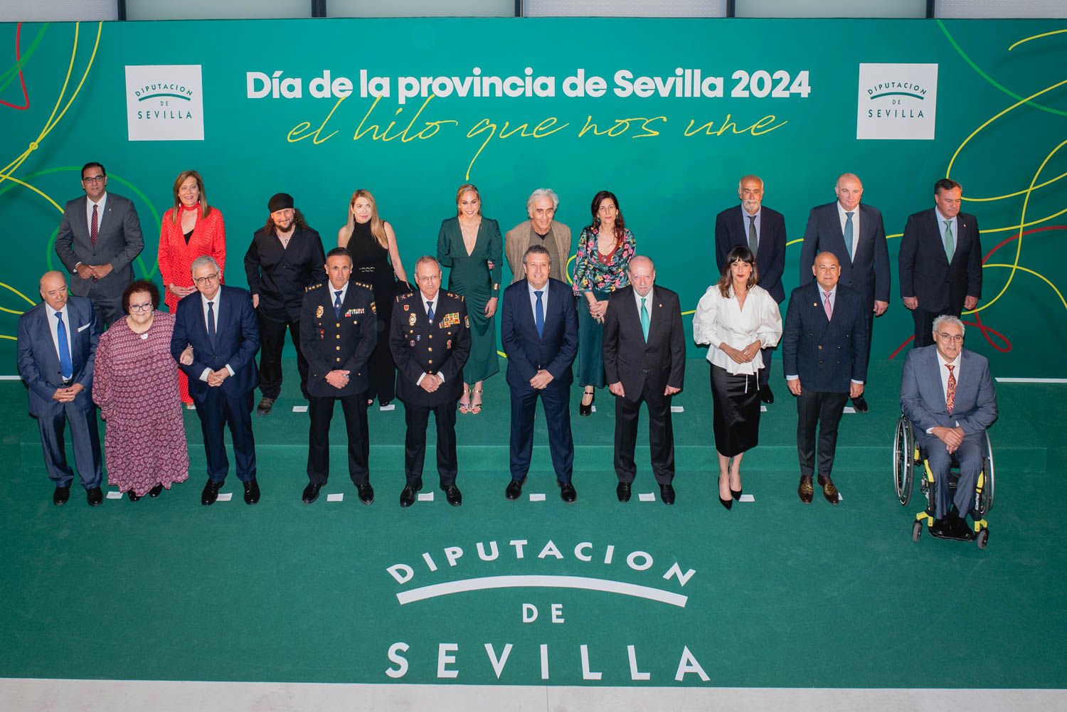 Los galardonados en el Día de la Provincia de Sevilla 2024. Los galardonados en el Día de la Provincia de Sevilla 2024.