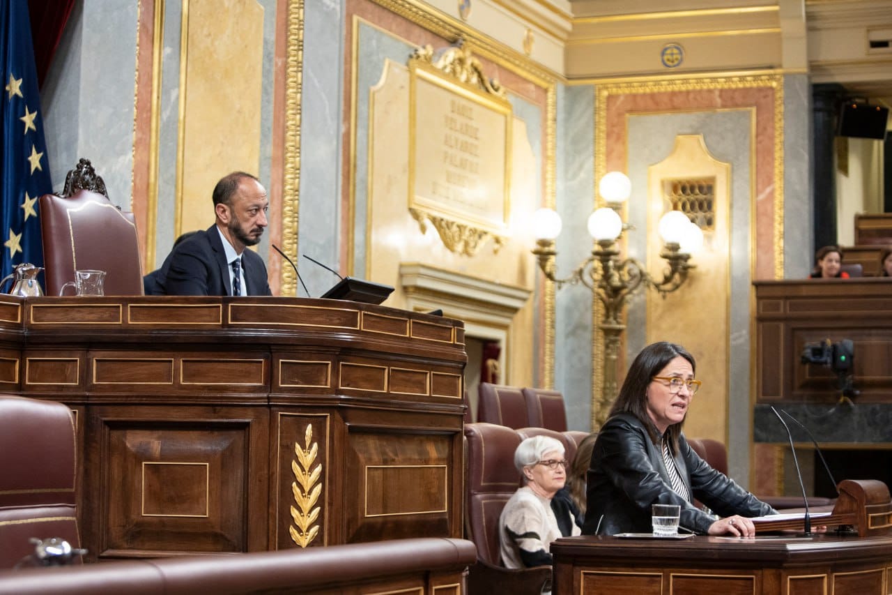 Esther Gil de Reboleño, diputada de Sumar en el Congreso.