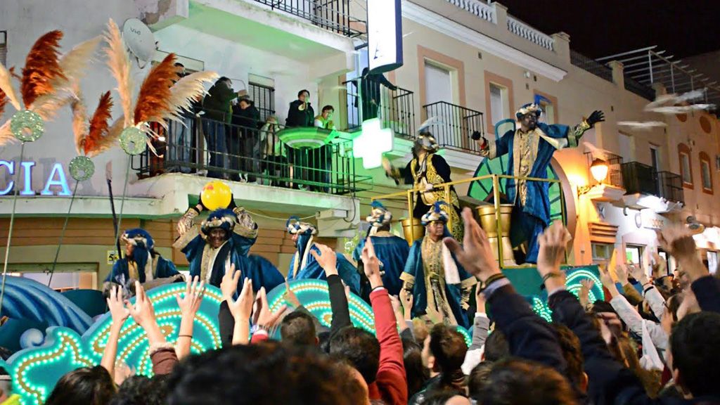 Cabalgata de Reyes en Sanlúcar, en una imagen de Canal Sur.