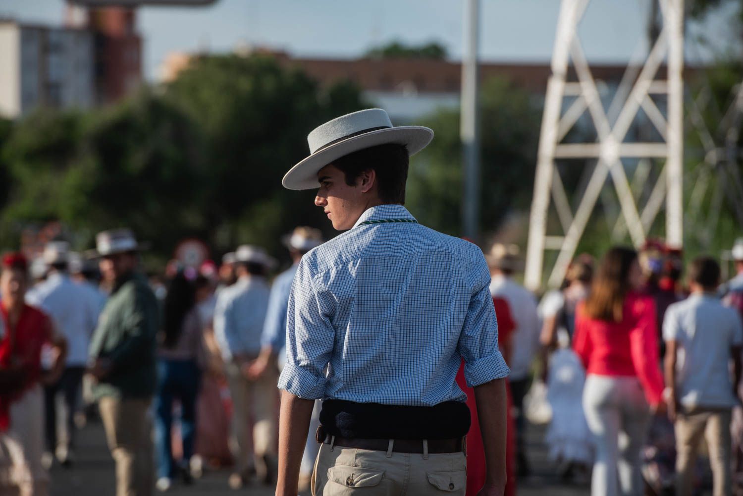 Llegada de la Hermandad del Rocío de Sevilla.
