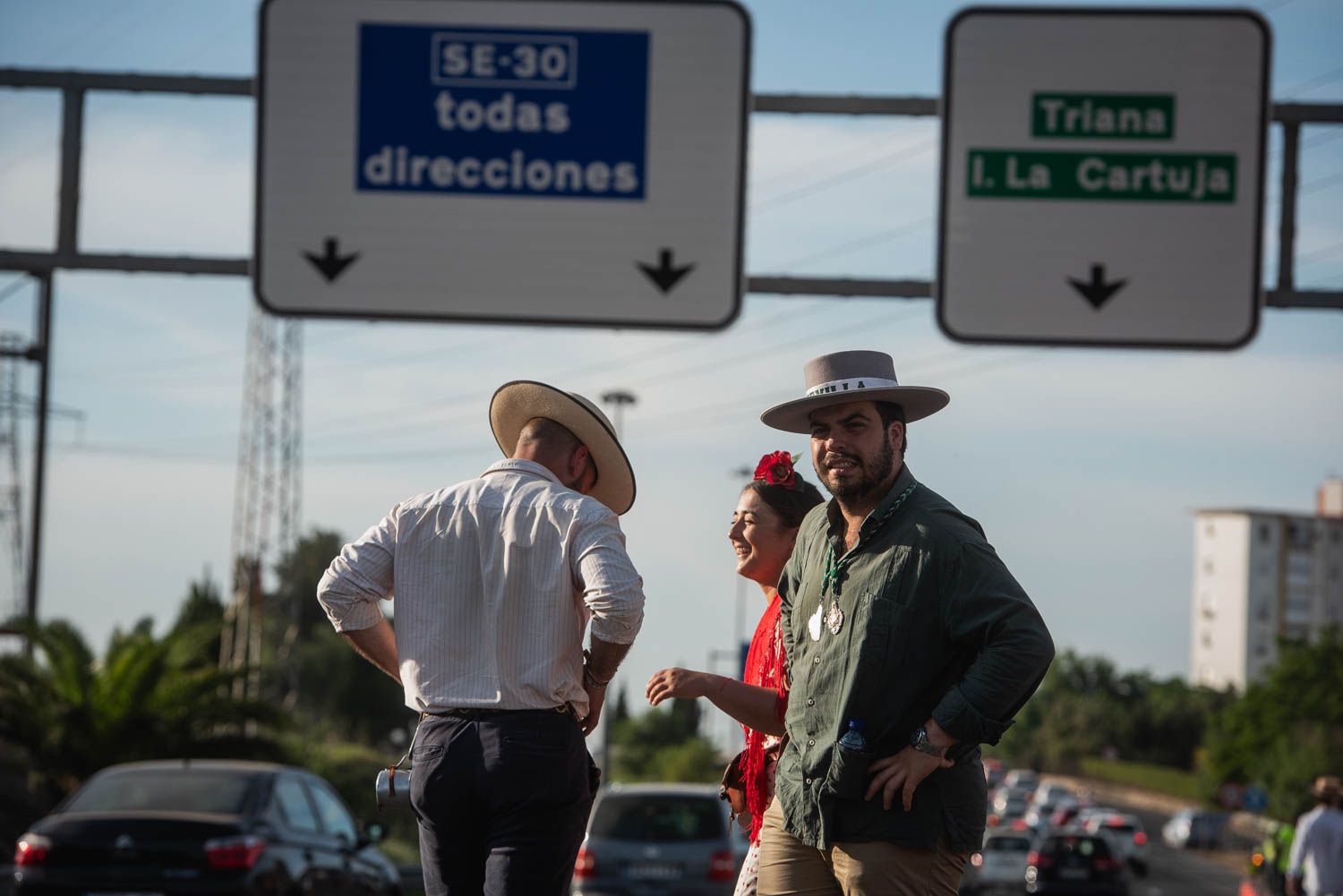Llegada de la Hermandad del Rocío de Sevilla.